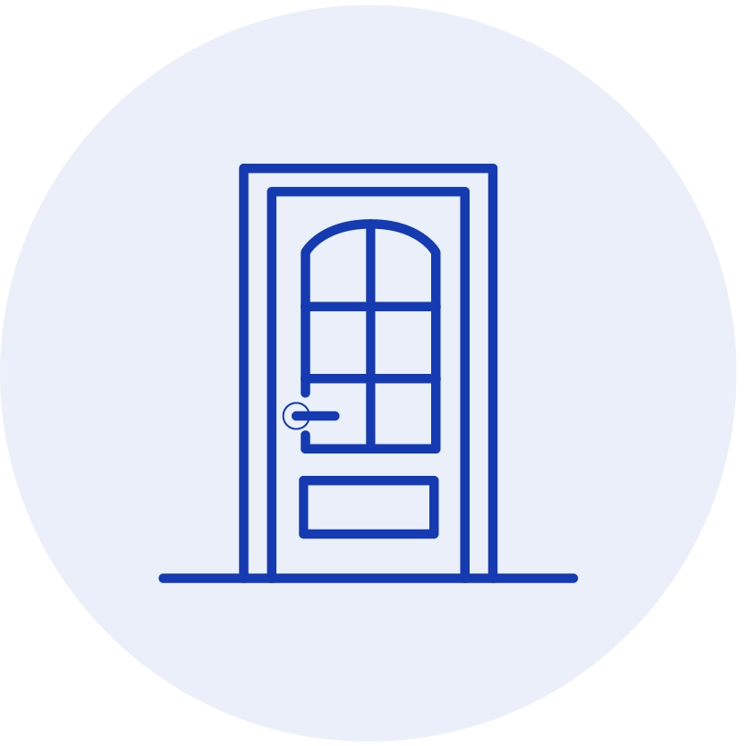 door installation icon