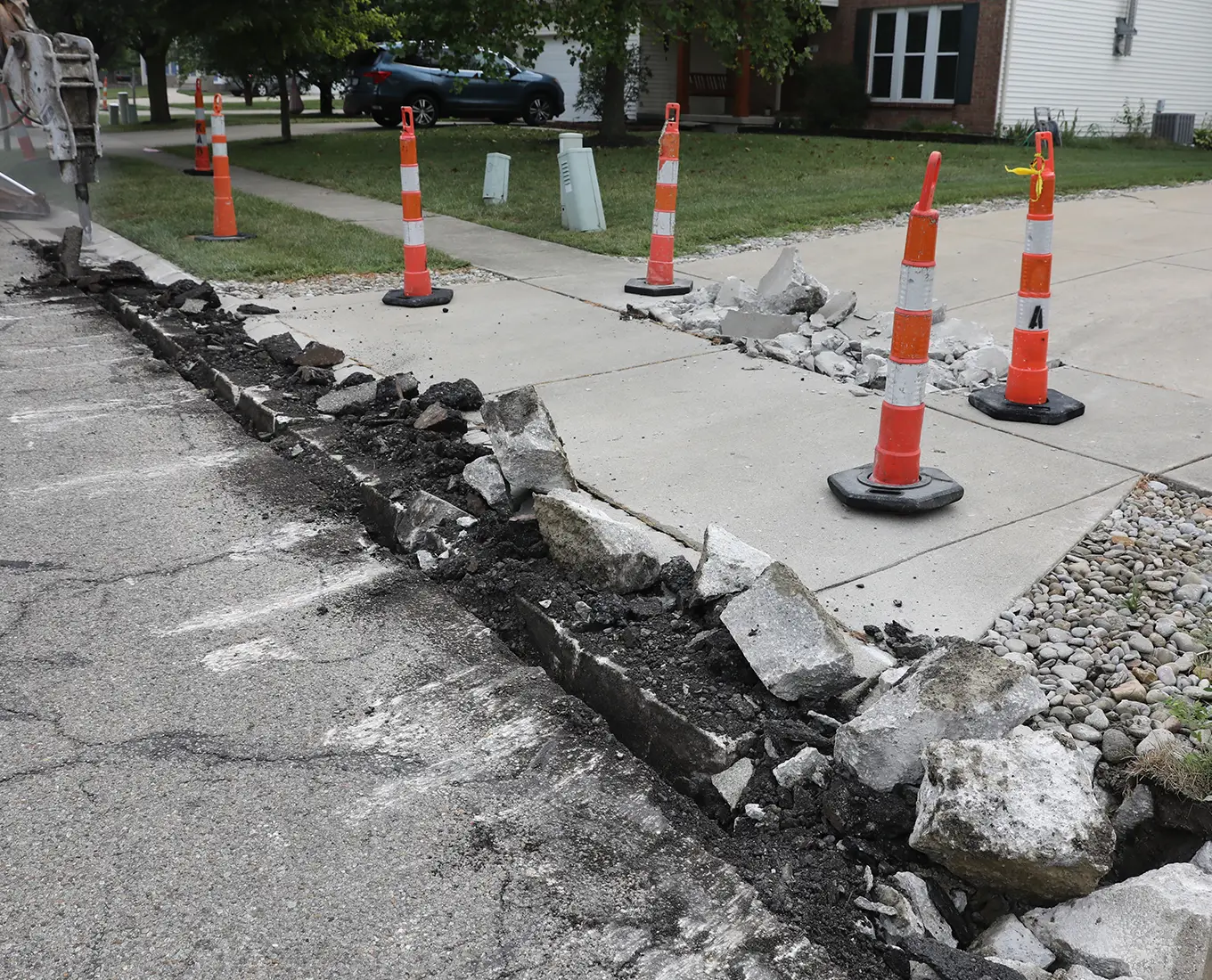 concrete driveway replacement service in canton ga