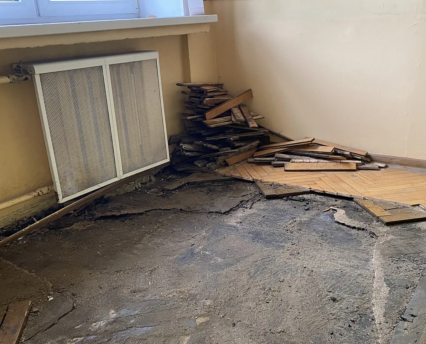 subfloor preparation and flooring removal in canton ga