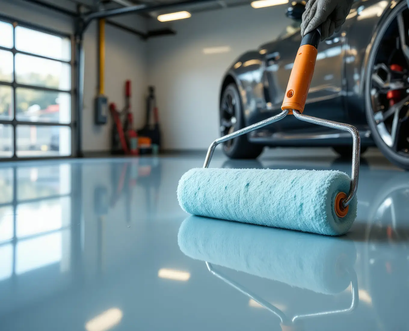 garage floor epoxy coating services in canton ga
