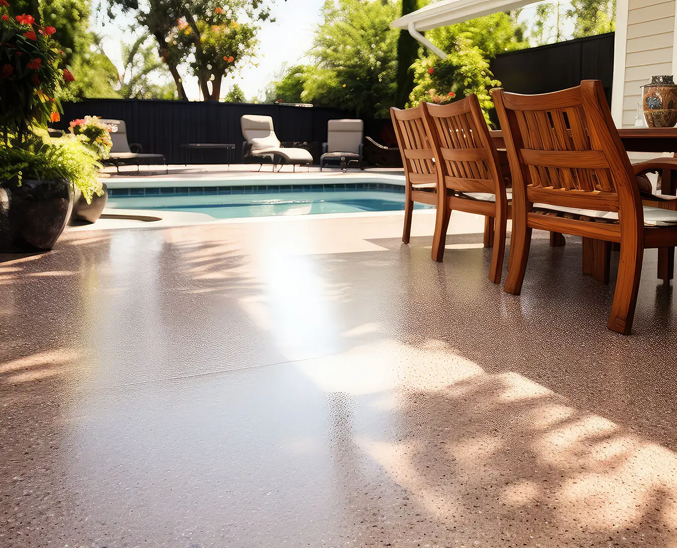 epoxy patios flooring in canton ga