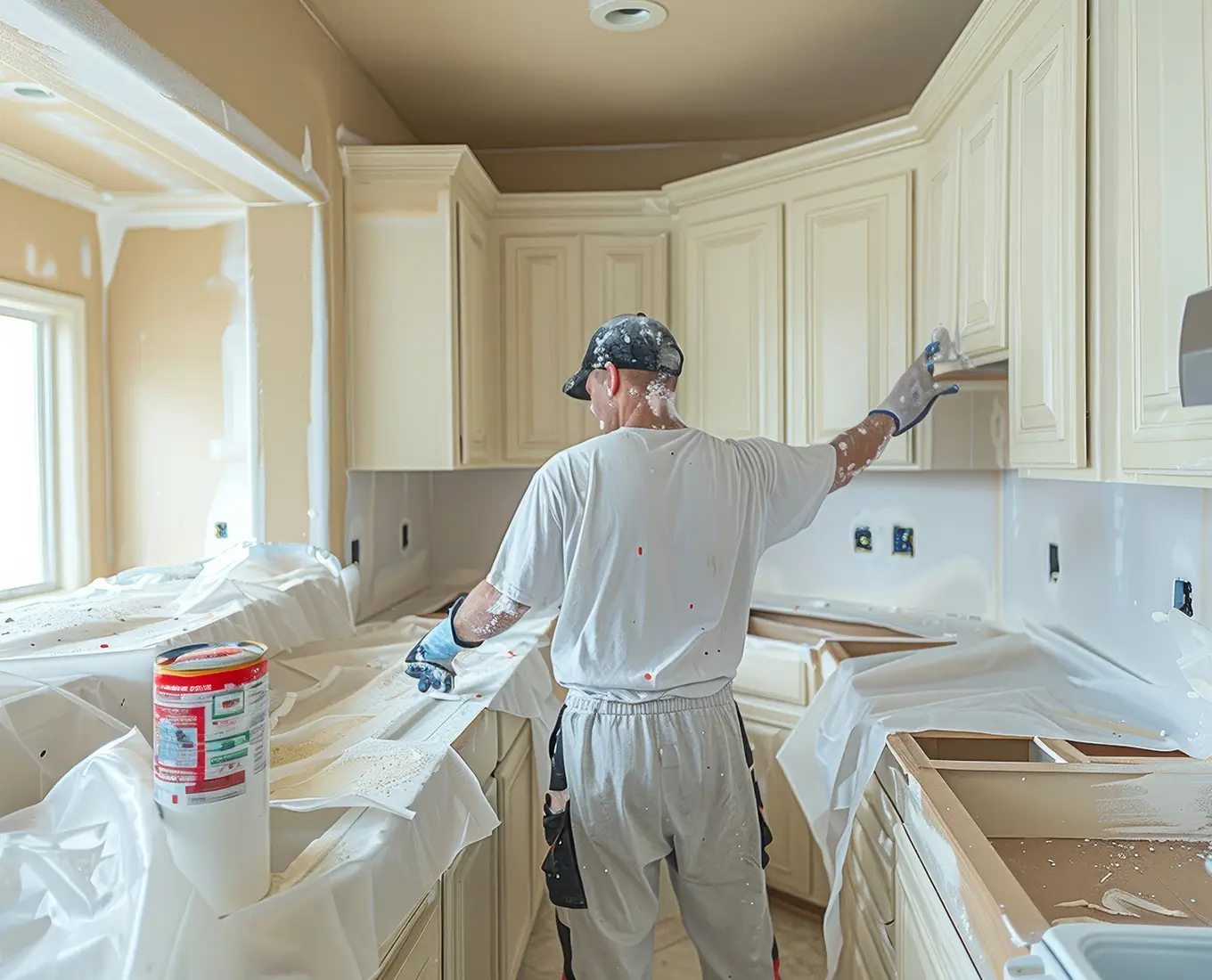 cabinet painting in canton ga