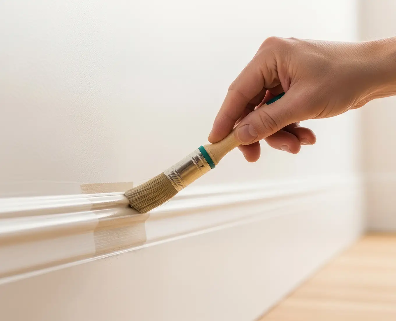 trim and crown molding painting in canton ga