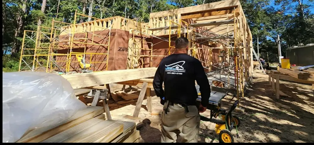 craig working on house building project in canton ga
