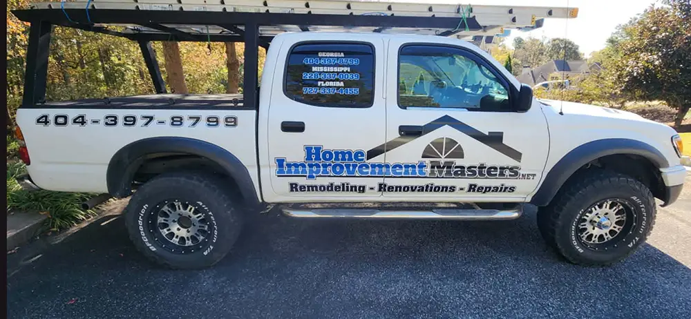 home improvement master truck carry ladders on top in canton ga