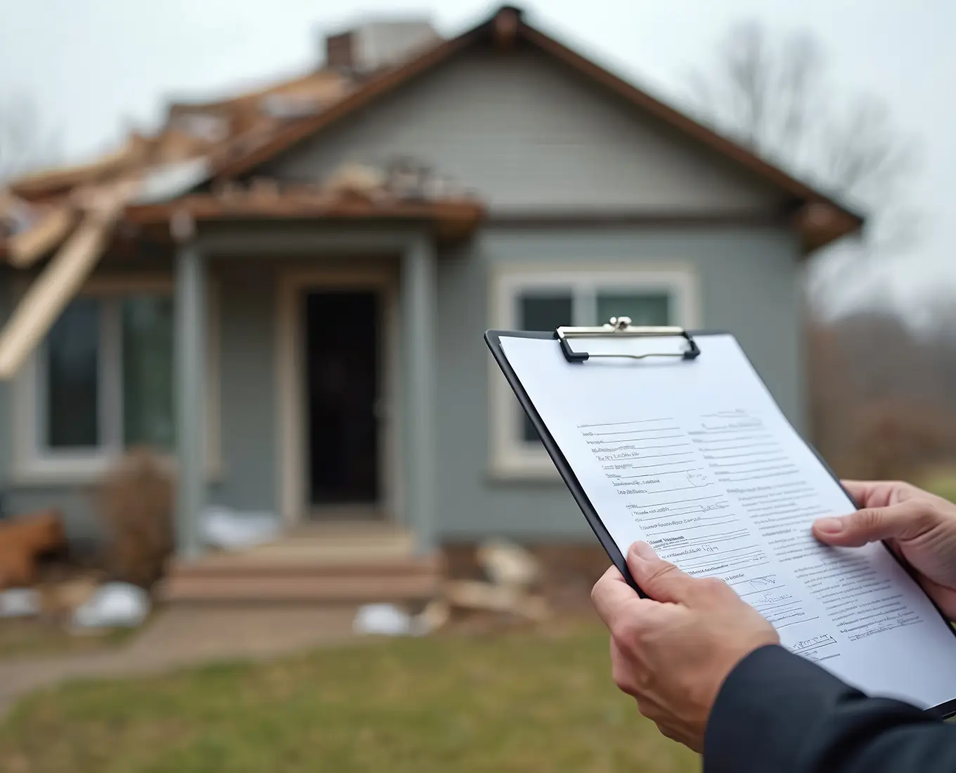 Storm Damage Roof Insurance Claim Assistance in canton ga