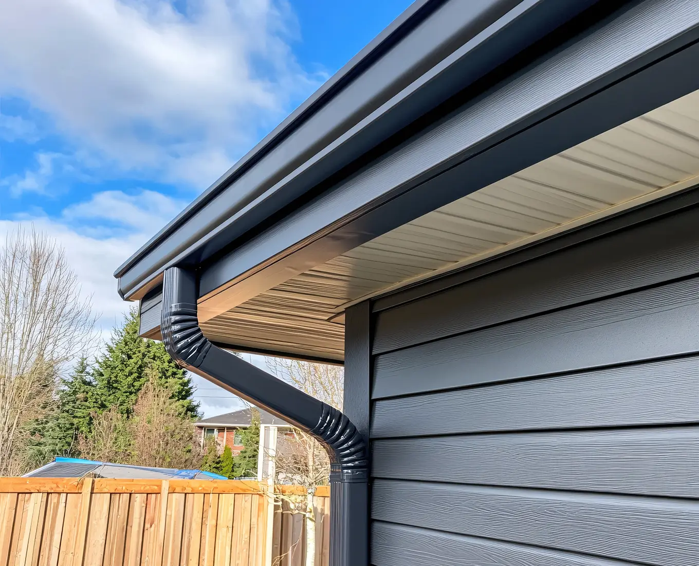 Soffit, Fascia and Gutter System Connection in canton ga