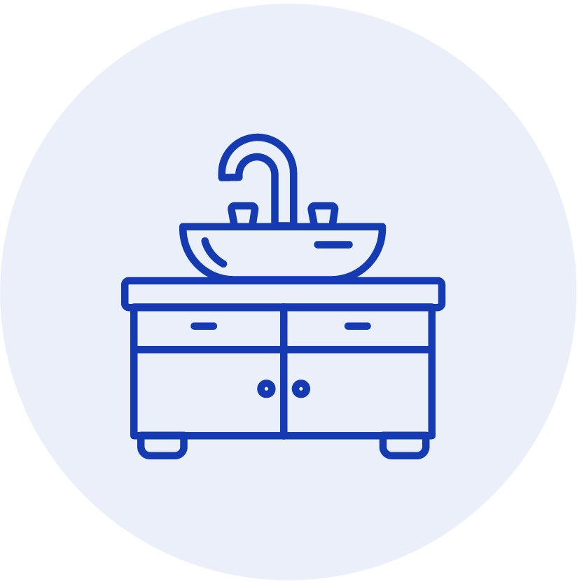 kitchens and bathrooms icon